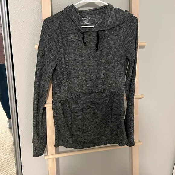 Motherhood Maternity Tops - Maternity/ Nursing hoodie